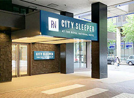 City Sleeper at Royal National Hotel